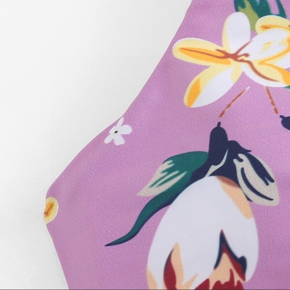 Only 1 left XL 😍Purple Floral bikini - Picture 5 of 8